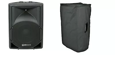 QTX QS15A 15  700W Powered Active DJ Band PA Speaker + 3 Channel Mixer + Cover • £330