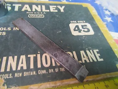 Stanley No. 45 / 55 Comb. Plane No.16 (1/2”) PLOW  DADO TOOL Cutter- Blade • $19.99