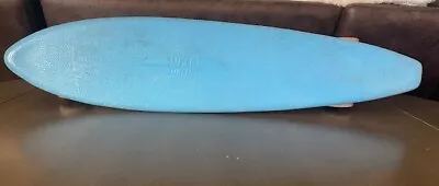 Vintage SUPER SURFER 70's Blue Skateboard 24  Heavy Duty Clay Wheels • $74.99