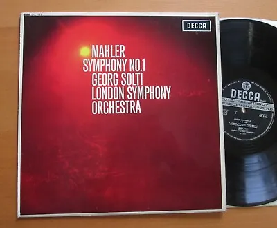 SXL 6113 WB Mahler Symphony No. 1 Georg Solti EXCELLENT Decca ED3 Wideband • £25