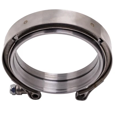 $28.87 • Buy 3mm Wall Thickness  Exhaust Pipe V-Band Clamp/Clamps +Weld-on Flange