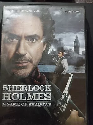 Sherlock Holmes A Game Of Shadows Robert Downey Jr Jude Law DVD • $9.98