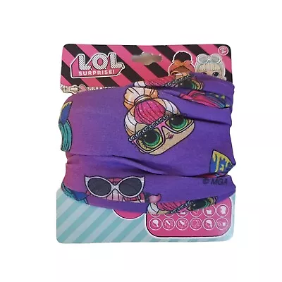 LOL Surprise! Multi-Use HeadWrap Headband Hair Tie Reusable Washable Purple Pink • $13.98