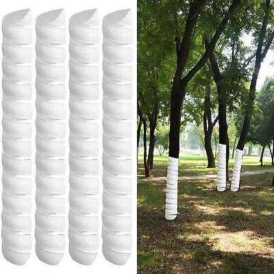 POYEE 4PCS Tree Trunk Protector 2 Size Plastic Spiral Tree Guard Tree Bark Prote • $15.99