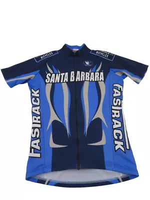 Vermarc Womens Cycling Jersey Sz Medium Large Full Zip Bike Santa Barbara Racing • $8.37