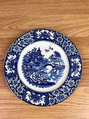 Olde Alton Ware C 19/30sBlue Willoe Plate 6 6/8  Diameter • £13.99