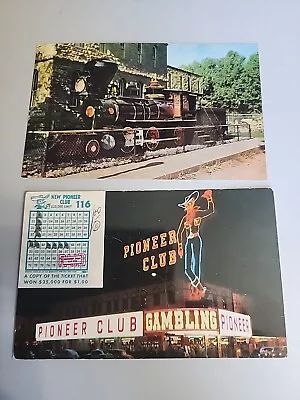 Vintage 1960s Nevada Postcards (2) Las Vegas Virginia City RPPC D2 • $4.99