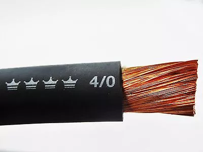 25' 4/0 Excelene Welding Cable Black Made In Usa  600v Up To 600 Amps  • $168.95
