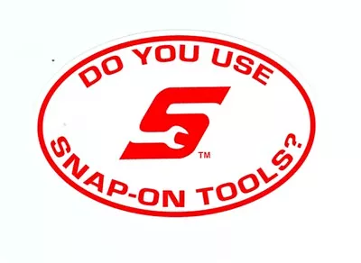  NEW  Vintage Do You Use Snap-on Tools? Tool Box Sticker Decal Man Cave SS1025-1 • $18.53