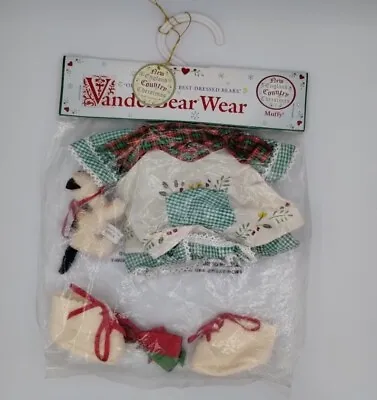 Vintage Muffy VanderBear Wear New England Country Christmas Outfit 1995 • $16.99