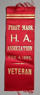 1885~1st Massachusetts Heavy Artillery Association Veteran • $55