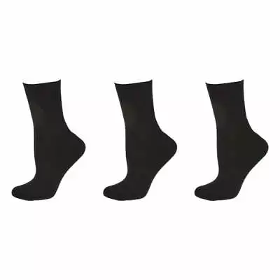 Diabetic/Arthritic Cushioned Cotton Ankle Socks 3 Pack Women Socks • $28.47