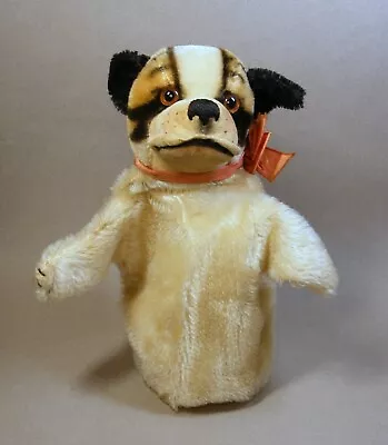 Vintage Steiff Bully Bulldog Mohair Hand Puppet • $30