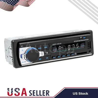 Bluetooth Car Stereo Audio In-Dash FM Aux Input TF USB MP3 Radio Player • $26.59