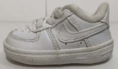 Baby Nike Air Force 1 Crib Soft Bottom Shoe CK2201-100 Size 1C White ONLY 1 Shoe • $8.99