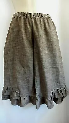 Matilda Jane Brown Ruffled Tiered Pants / Bloomers -  Size 10 • $14