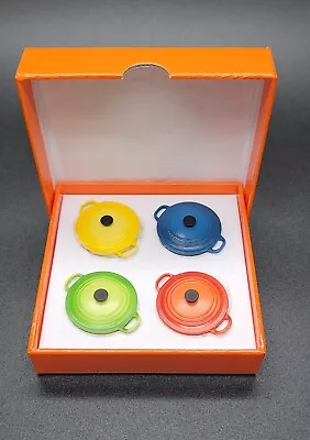 Le Creuset Round Dutch Oven Magnets Set Of 4 MULTICOLOR New! • $45