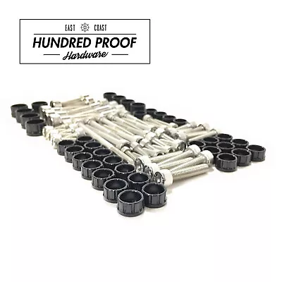 HUNDRED PROOF HARDWARE D Series Engine Bolt Kit Civic D15b D16z6 D16y8  [Black] • $199