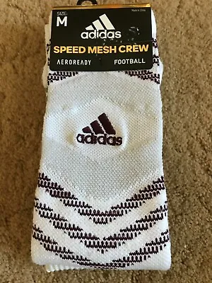 Adidas Speed Mesh Crew Aeroready Football Size Medium Assorted Colors 1 Pair • $14.99