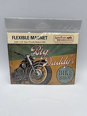 Funny Man Cave Fridge Magnet-Big Daddy’s Bike Shop-Refrigerator Magnet • $4.99