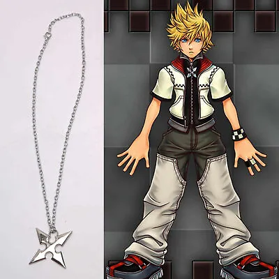 Kingdom Hearts Roxas Cross Necklace Accessory • $9.64