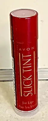 (1) Avon Slick Tint For Lips Glossy Wine Lip Balm Vintage Collectible Sealed • $21.95