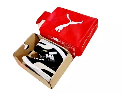 Puma Suede Kids Black / White Trainers Size UK 4 / EUR 20 / 13cm • £25.68