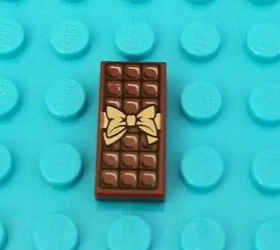 LEGO CHOCOLATE Bar With Gold Ribbon Chunks Sweets Candy Minifigure Gift Holiday • $3.79