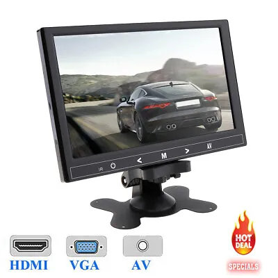 9  Portable LCD CCTV Monitor PC Screen HDMI VGA AV RCA For Raspberry Pi DSLR • $83.32