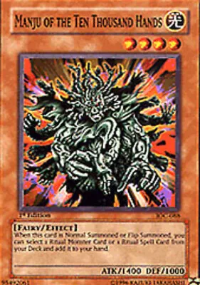 Yugioh! Manju Of The Ten Thousand Hands - IOC-088 - Common - Unlimited Edition N • $0.99