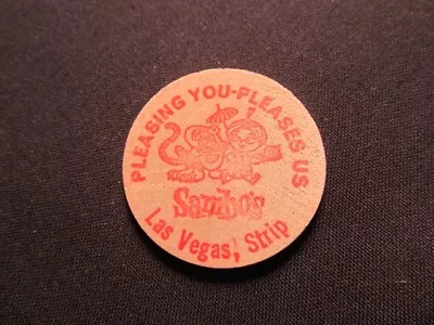 Las Vegas (Strip) Nevada Wooden Nickel Token - Sambo's Wooden G/F Coffee Coin • $4.99