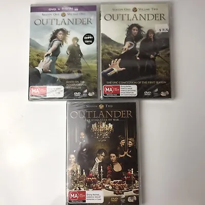 $29.30 • Buy Outlander Season One And Two Volume 1 & 2 DVD Region 4 NEW SEALED FREE POST