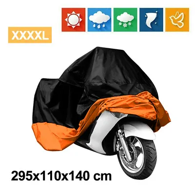 4XL Motorcycle Cover Bike Waterproof Outdoor Rain Dust Sun UV Scooter Protector • $15.49