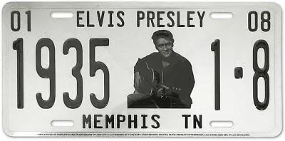 # Elvis Presley 1935 Birthday License Plate The King Metal  • $14.99