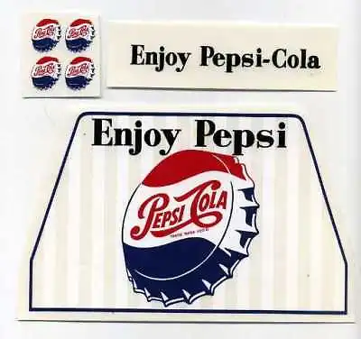 Minnitoys Pepsi Cola Beverage Truck Replacement Decals  • $20