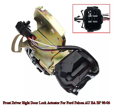 Front Driver Right Door Lock Actuator BAFF21812A For Ford Falcon AU BA BF 98-06 • $53.89