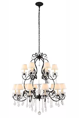 Giuseppe Lighting 1471G44VB 24 Light Chandelier Diana Vintage Bronze • $1323