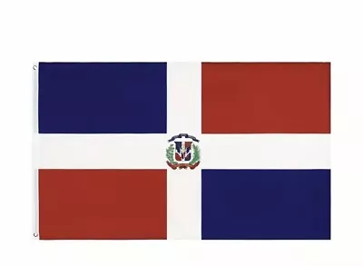 Dominican Republic Flag Banner Pennant Bandera New Indoor Outdoor 100D • $8.99