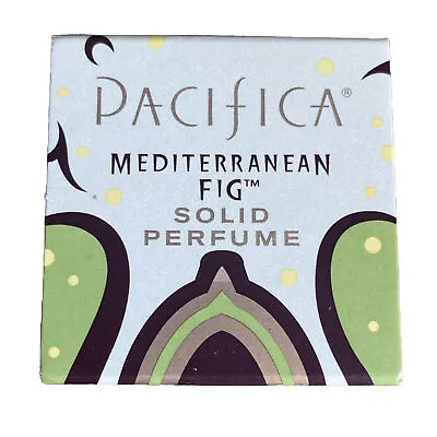 Pacifica Mediterranean Fig Solid Vegan Perfume Coconut Soy Wax .33oz NEW! • $79.95