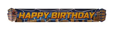 $2.99 • Buy AMAZING SPIDERMAN Happy Birthday Party LETTER BANNER 5ft Superhero