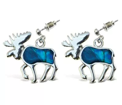 Aqua Jewelry - Earrings - Dangle Post - Metal Bullet - Moose • $15.53