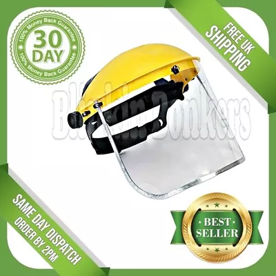 Clear Flip Up Full Face Shield Safety Screen Mask Eye Protector Spare Visors 24a • £5.79