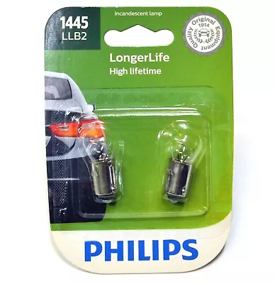 Philips LongerLife BA9s 1445 1.9W Two Bulbs Interior Glove Box Light Replacement • $9.45