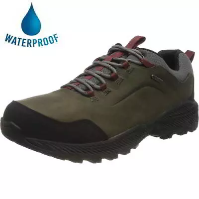 Merrell Mens Forestbound Grey Waterproof Walking Hiking Shoes Trainers Size 6-14 • £69.99