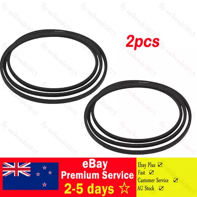 2pcs Deck Belt Black Fits For 42  Cut John Deere & Sabre Mowers GX20072 GY20570 • $36