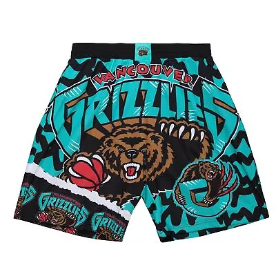 Mitchell & Ness Nba Jumbotron 2.0 Sublimated Shorts Vancouver Grizzlies • $64.99