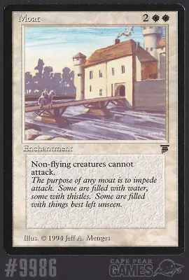 MTG Moat #9986 NM-Mint English Legends • $1200.74