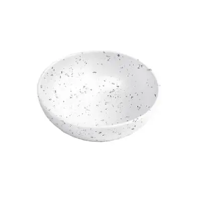 Epicurean White Terrazzo Outdoor/BBQ Melamine/Plastic Bowls - Set Of 1 • £12.69