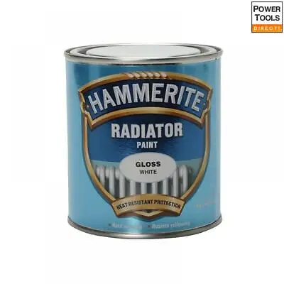 Hammerite Radiator Paint Gloss White 500ml • £11.71