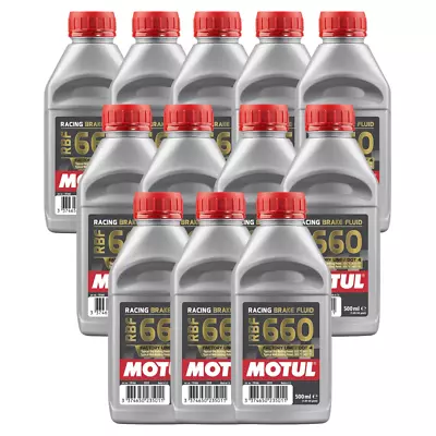 Motul RBF 660 Factory Line 100% Synthetic Racing Brake Fluid 101667 500ml 12 Pac • $216.15